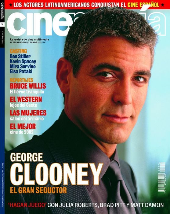 CINEMANIA magazine side cover Issue 76 January 2002
