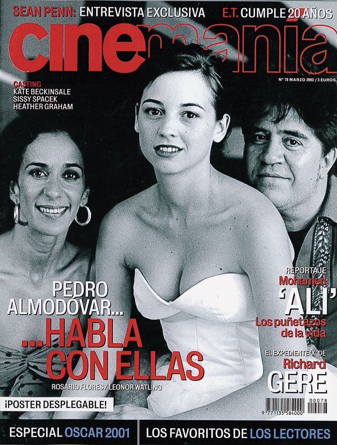 CINEMANIA magazine side cover Issue 78 March 2002