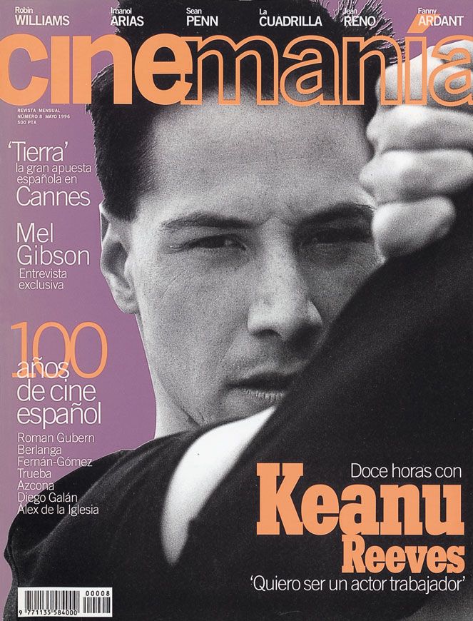 CINEMANIA magazine side cover Issue 8 May 1996