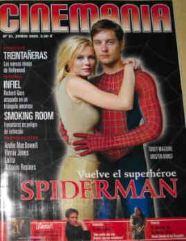 CINEMANIA magazine side cover Issue 81 June 2002