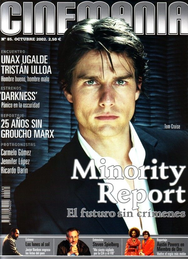 CINEMANIA magazine side cover Issue 85 October 2002
