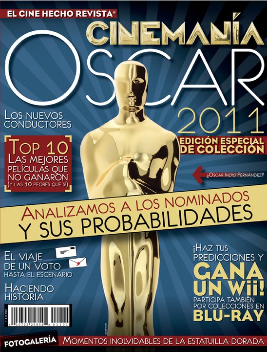 CINEMANIA (Mx) magazine side cover  Special March 2011