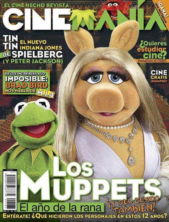CINEMANIA (Mx) magazine side cover Issue 183 December 2011