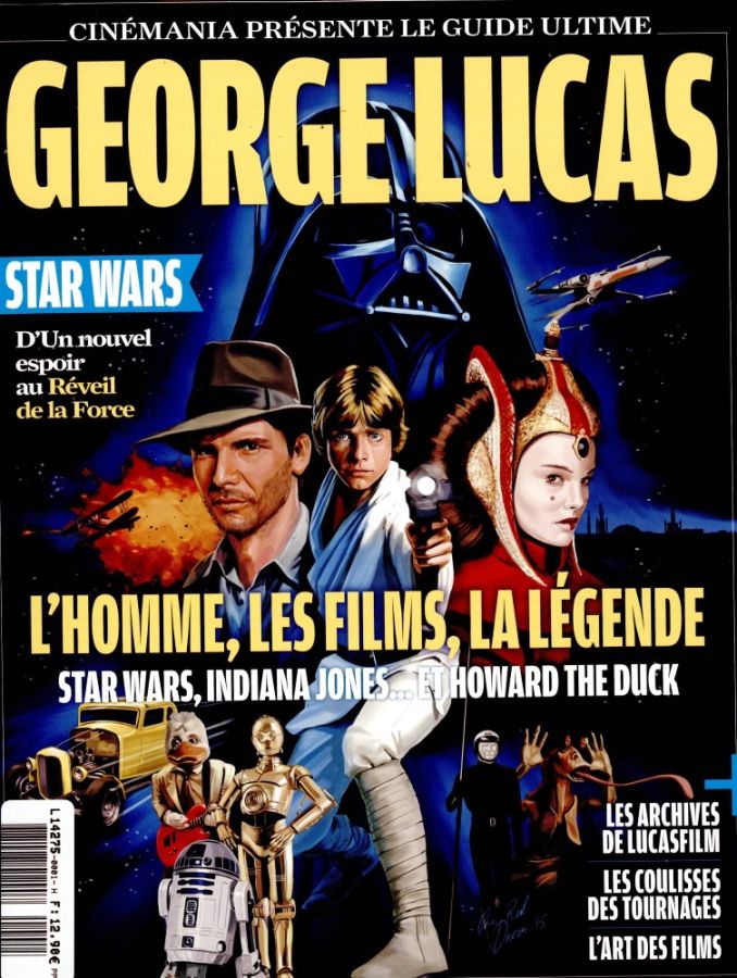 CINEMANIA (France) magazine side cover  Special July 2016