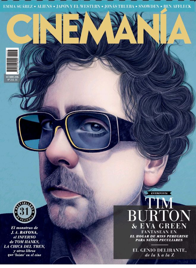CINEMANIA magazine side cover Issue 253 October 2016