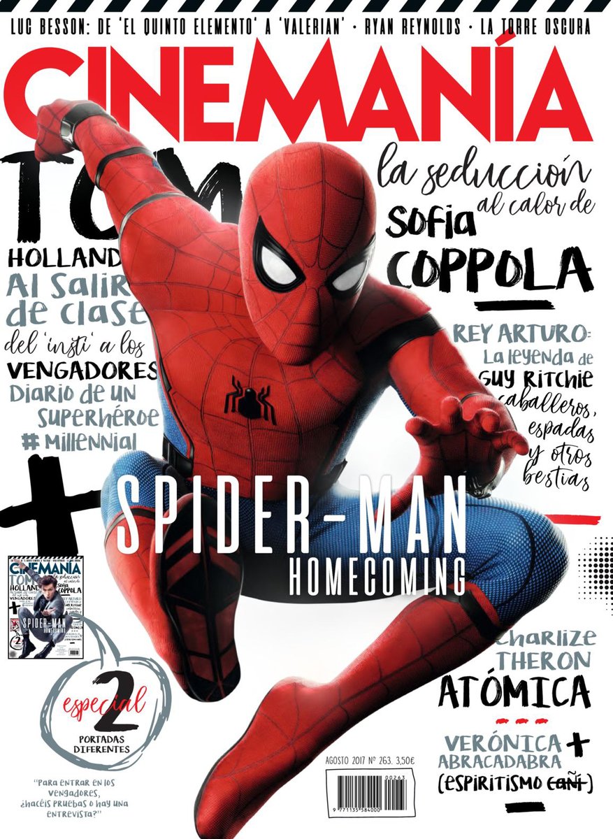 CINEMANIA magazine side cover Issue 263 August 2017