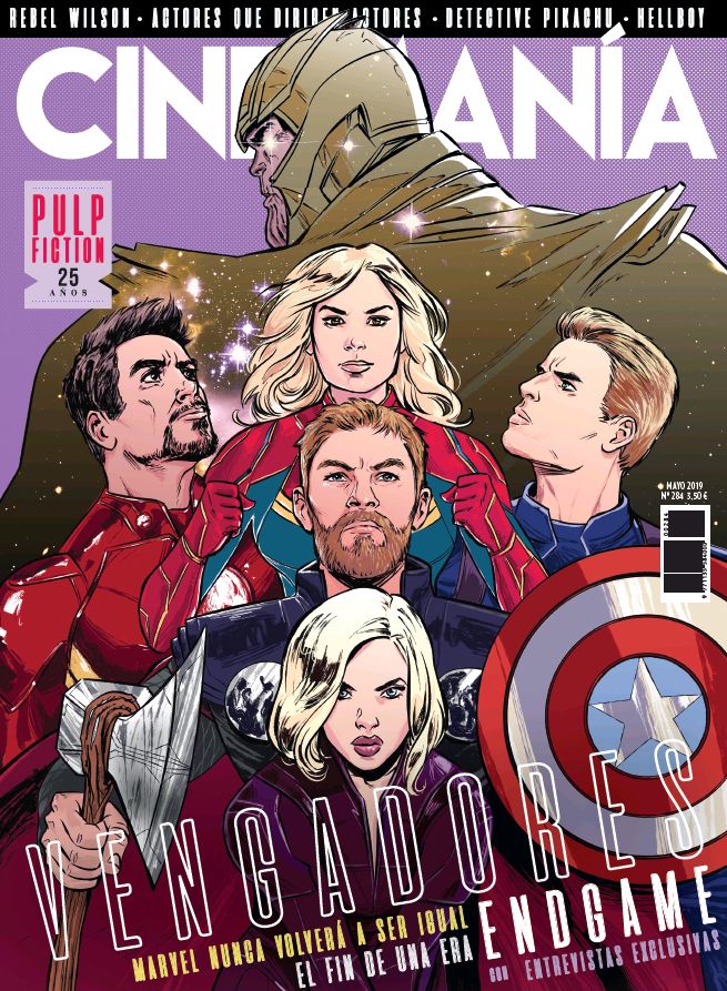 CINEMANIA magazine side cover Issue 284  May 2019
