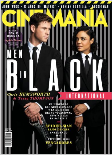 CINEMANIA magazine side cover Issue 285  June 2019