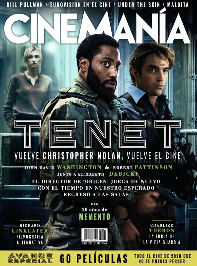 CINEMANIA magazine side cover Issue 298  July 2020