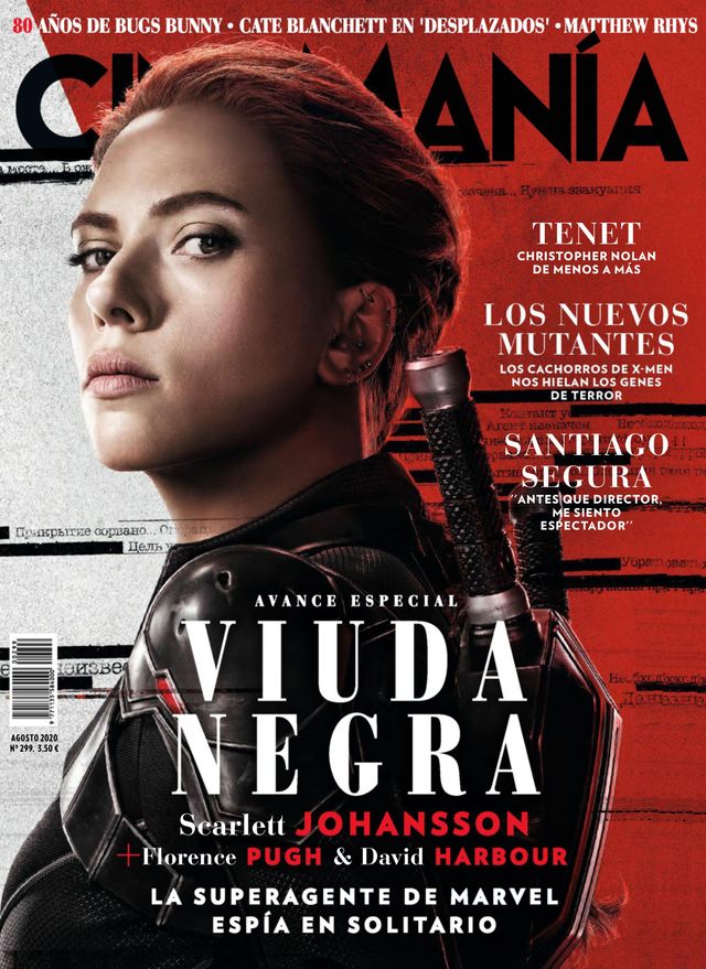 CINEMANIA magazine side cover Issue 299  August 2020