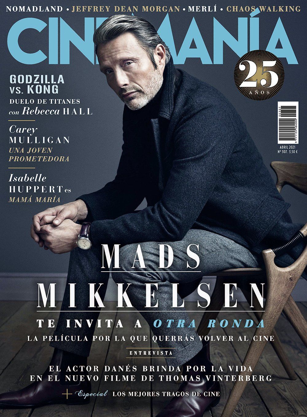 CINEMANIA magazine side cover Issue 307  April 2021