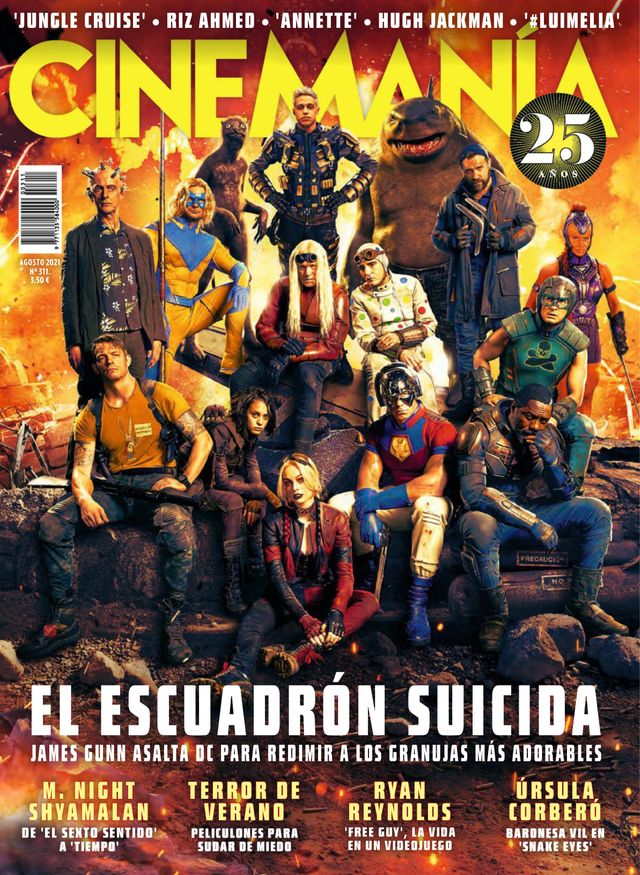 CINEMANIA magazine side cover Issue 311  August 2021