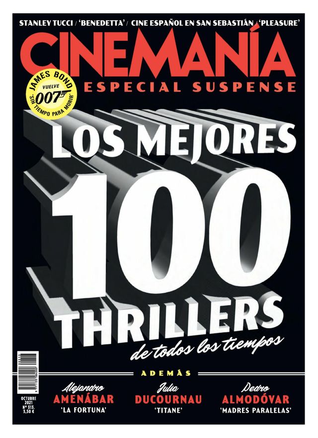 CINEMANIA magazine side cover Issue 313  October 2021
