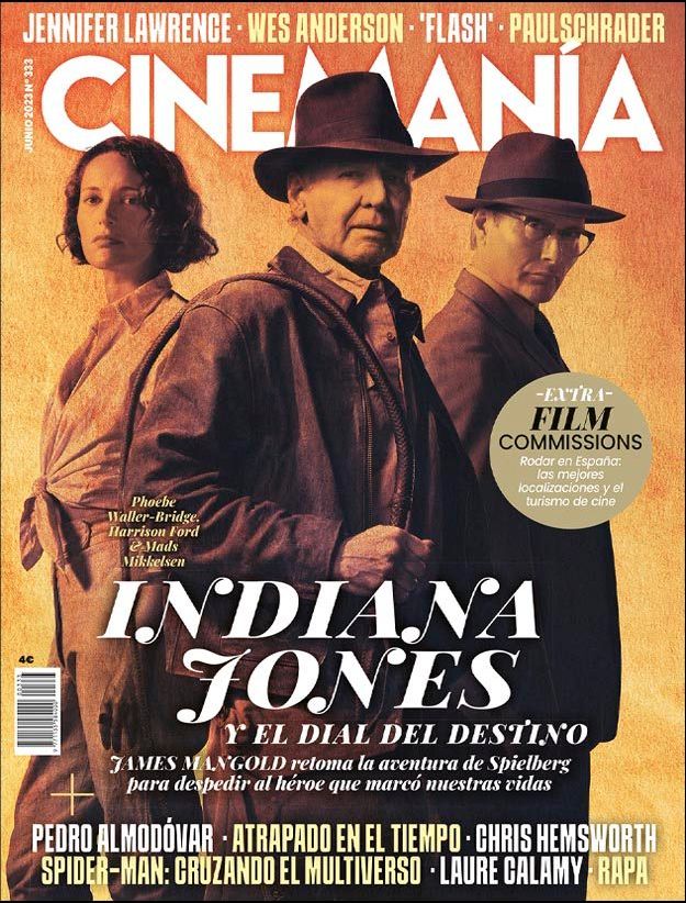 CINEMANIA magazine side cover Issue 333  June 2023