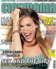 CINEMANIA (Ar) magazine side cover Issue 50 June 2008