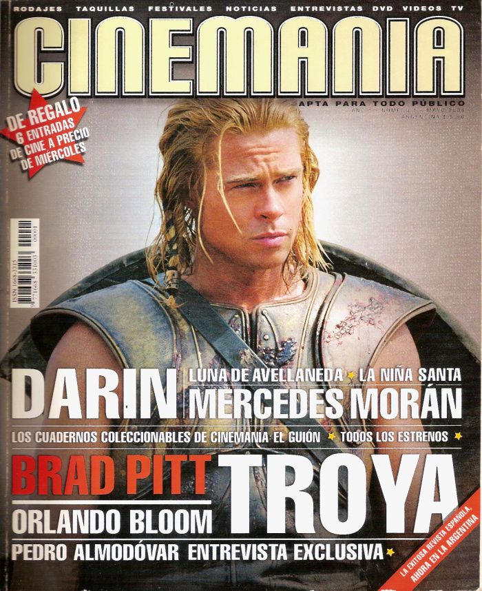 CINEMANIA (Ar) magazine side cover Issue 1 May 2004