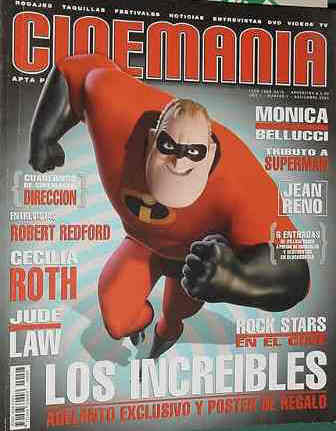 CINEMANIA (Ar) magazine side cover Issue 7 November 2004