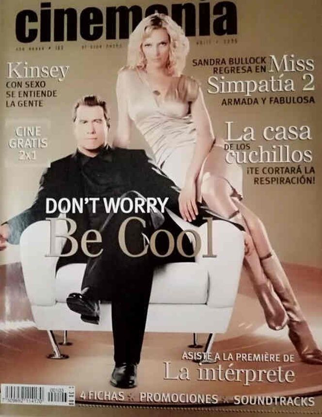 CINEMANIA (Mx) magazine side cover Issue 103 April 2005