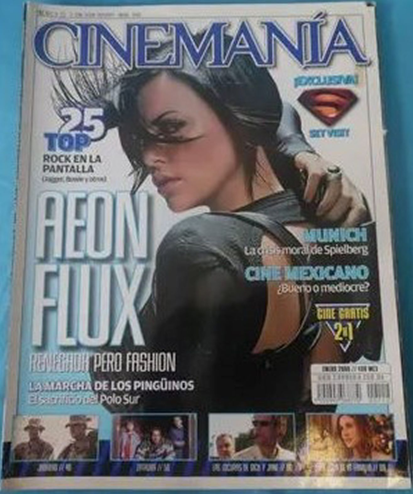 CINEMANIA (Mx) magazine side cover Issue 112 January 2006