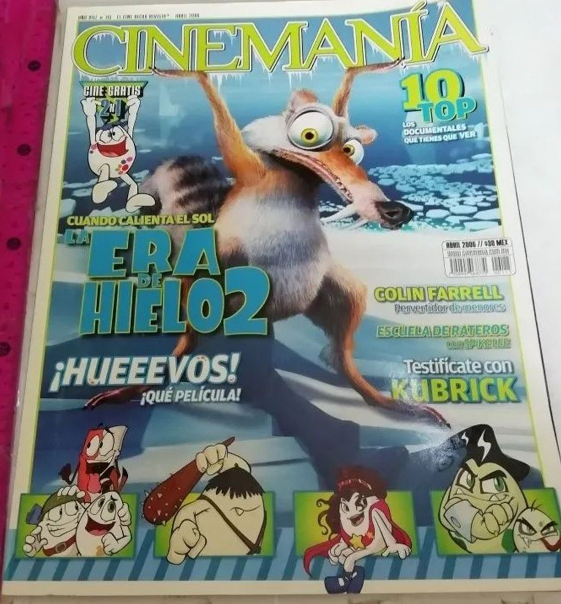 CINEMANIA (Mx) magazine side cover Issue 115 April 2006