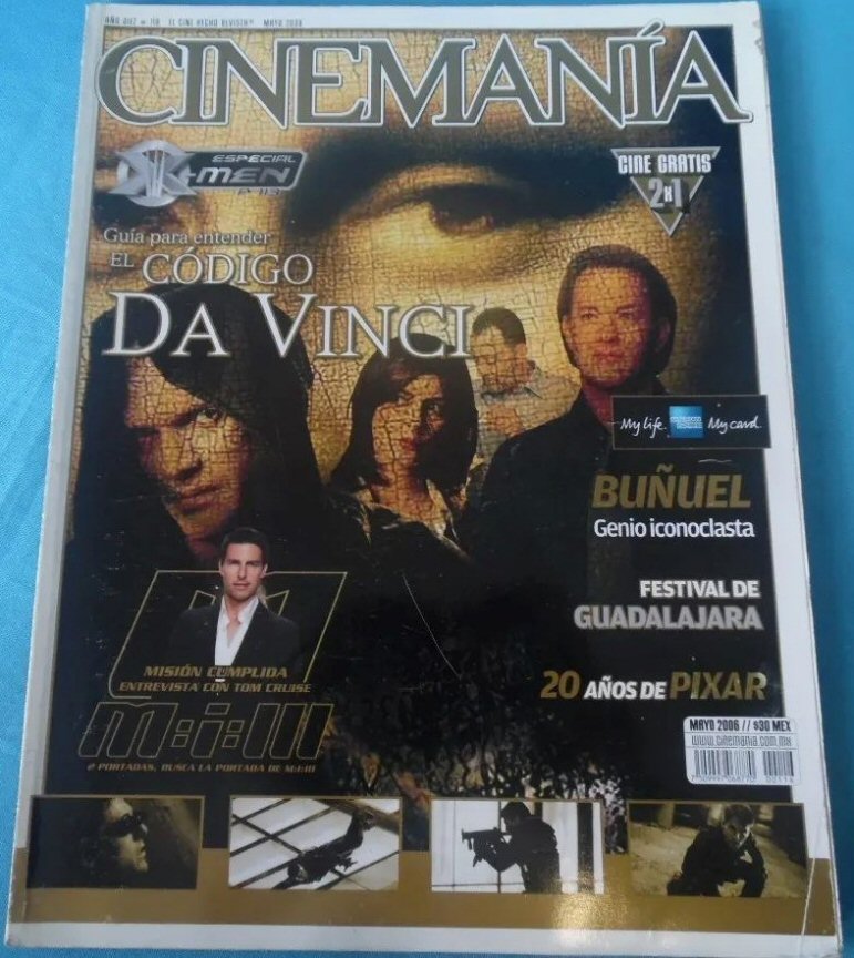 CINEMANIA (Mx) magazine side cover Issue 116 May 2006