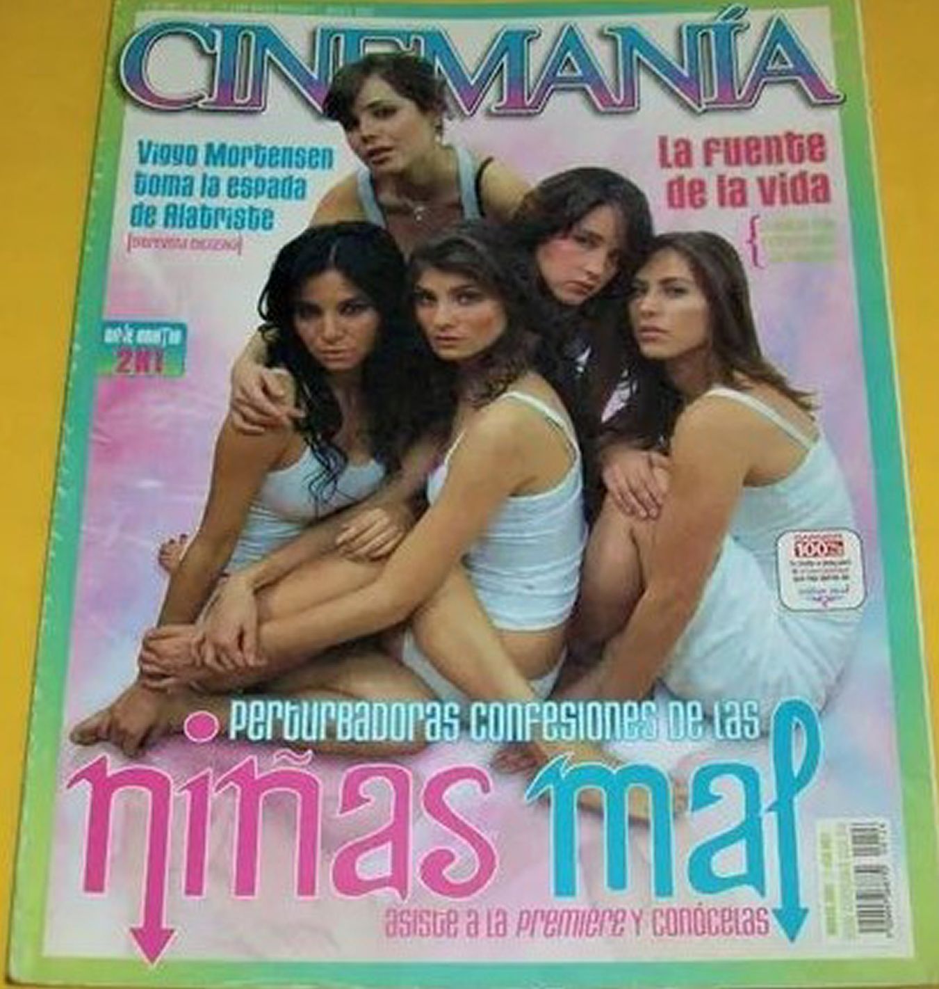 CINEMANIA (Mx) magazine side cover Issue 126 March 2007