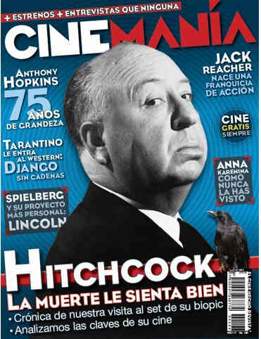 CINEMANIA (Mx) magazine side cover Issue 196 January 2013