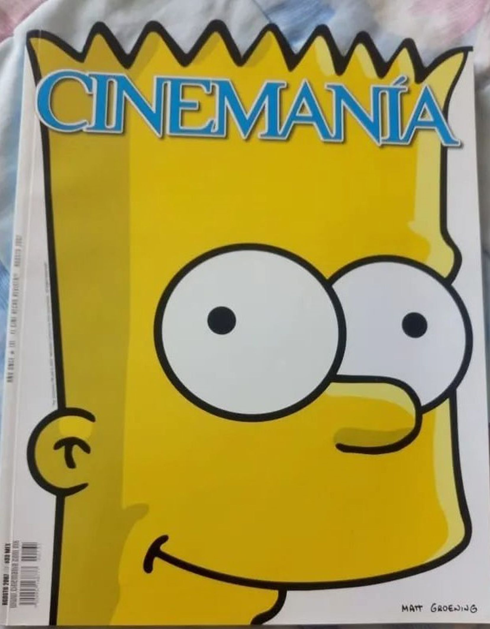 CINEMANIA (Mx) magazine side cover Issue 131 August 2007