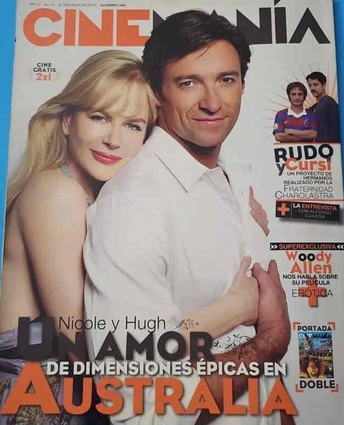 CINEMANIA (Mx) magazine side cover Issue 147 December 2008