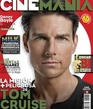 CINEMANIA (Mx) magazine side cover Issue 149 February 2009