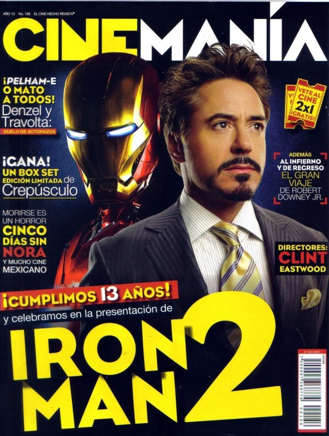 CINEMANIA (Mx) magazine side cover Issue 156 September 2009
