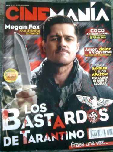 CINEMANIA (Mx) magazine side cover Issue 157 October 2009