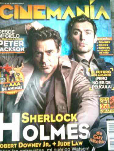CINEMANIA (Mx) magazine side cover Issue 160 January 2010