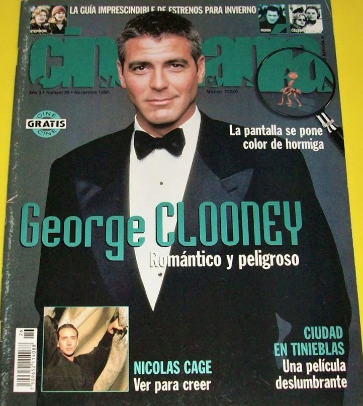 CINEMANIA (Mx) magazine side cover Issue 26 November 1998