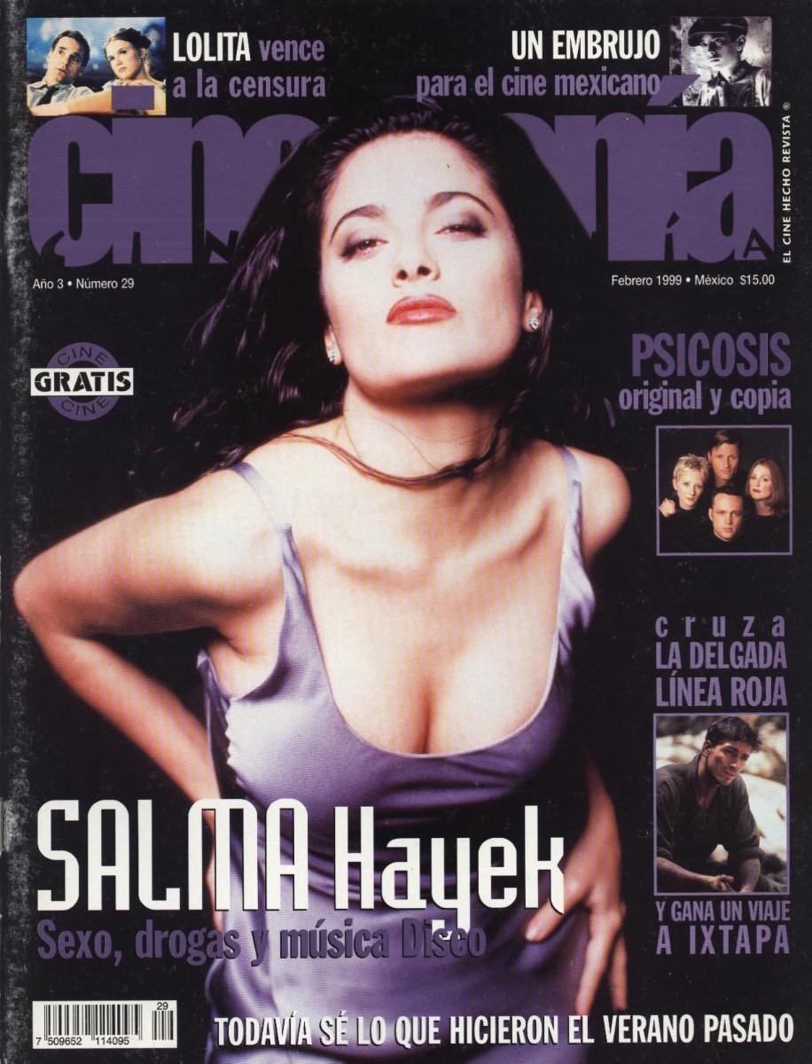 CINEMANIA (Mx) magazine side cover Issue 29 February 1999