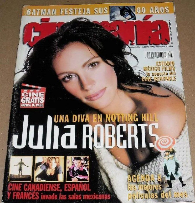 CINEMANIA (Mx) magazine side cover Issue 35 August 1999