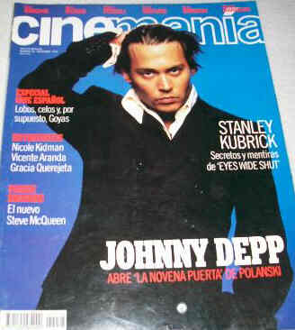 CINEMANIA (Mx) magazine side cover Issue 36 September 1999