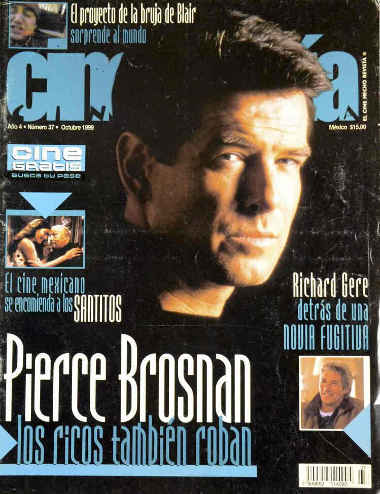 CINEMANIA (Mx) magazine side cover Issue 37 October 1999