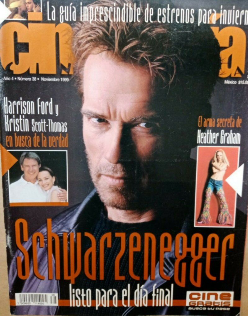 CINEMANIA (Mx) magazine side cover Issue 38 November 1999