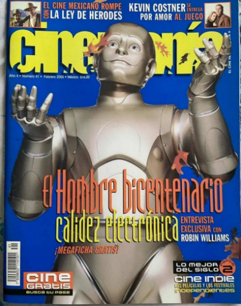 CINEMANIA (Mx) magazine side cover Issue 41 February 2000