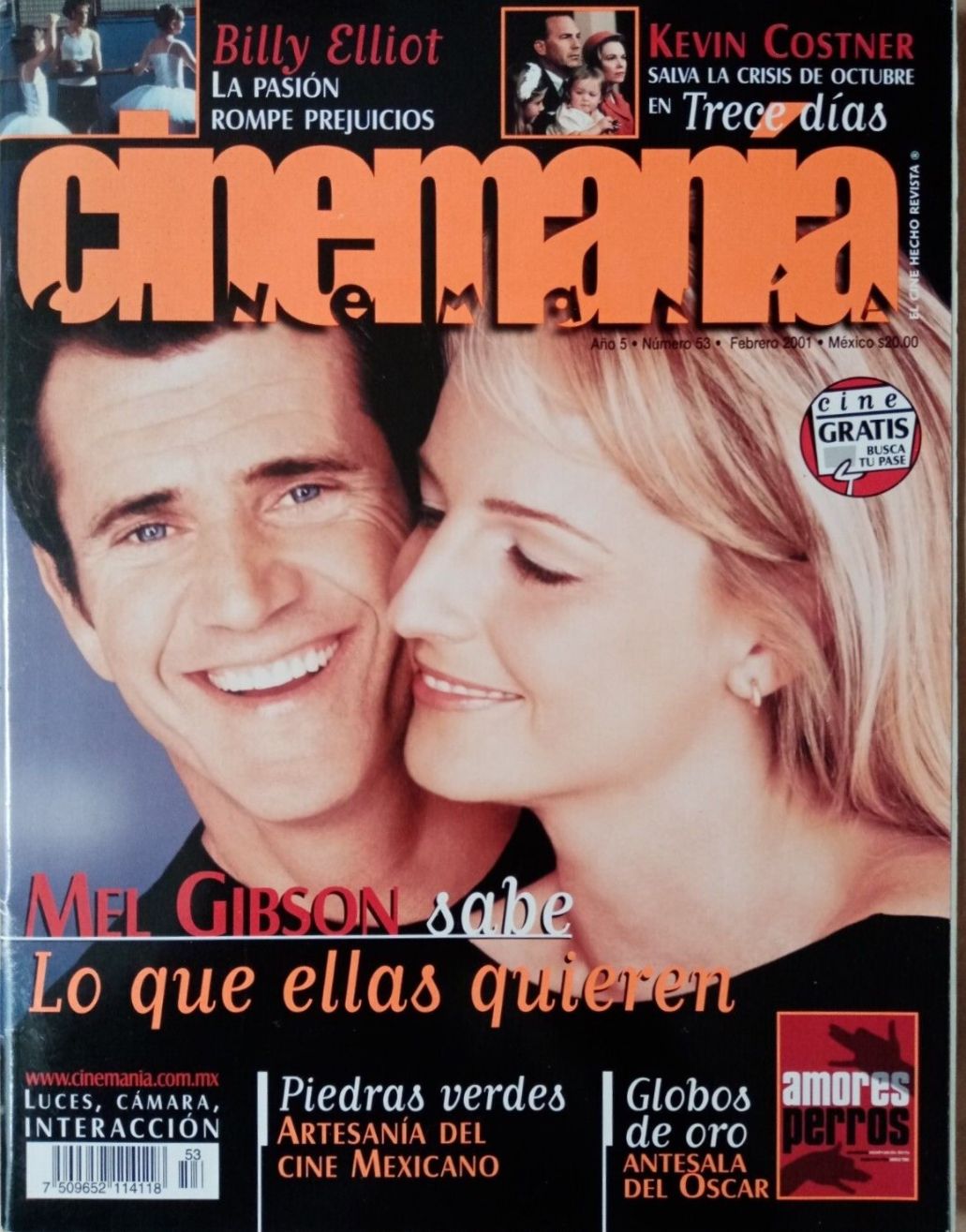CINEMANIA (Mx) magazine side cover Issue 53 February 2001