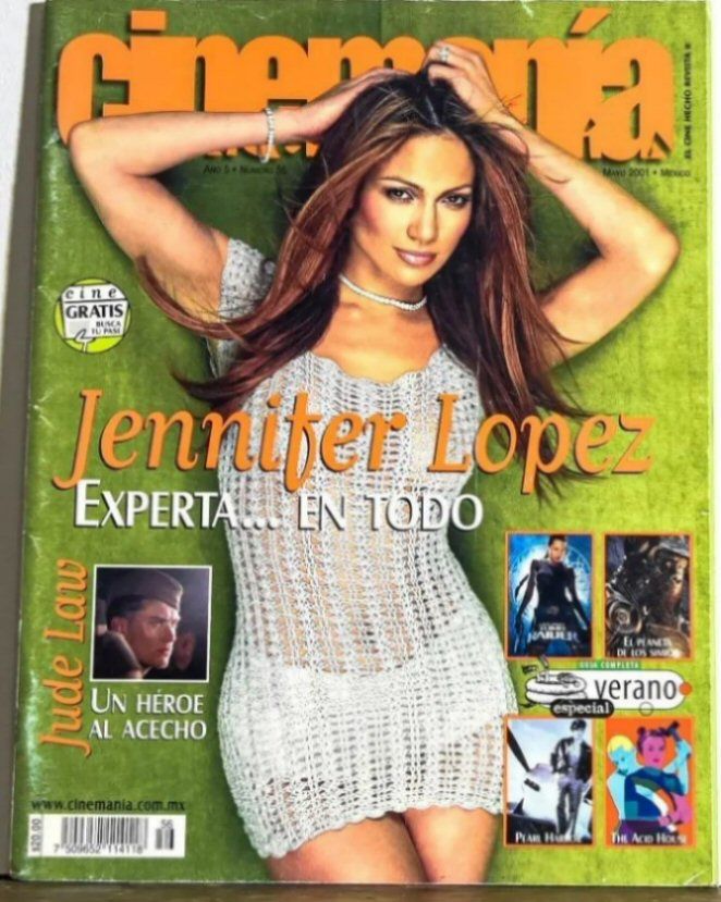 CINEMANIA (Mx) magazine side cover Issue 56 May 2001