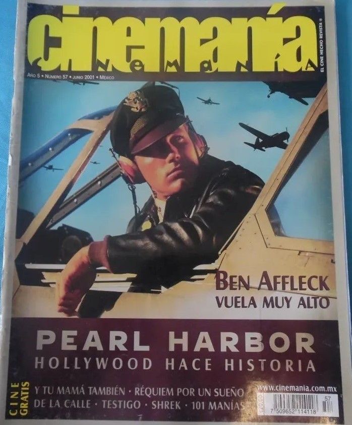 CINEMANIA (Mx) magazine side cover Issue 57 June 2001