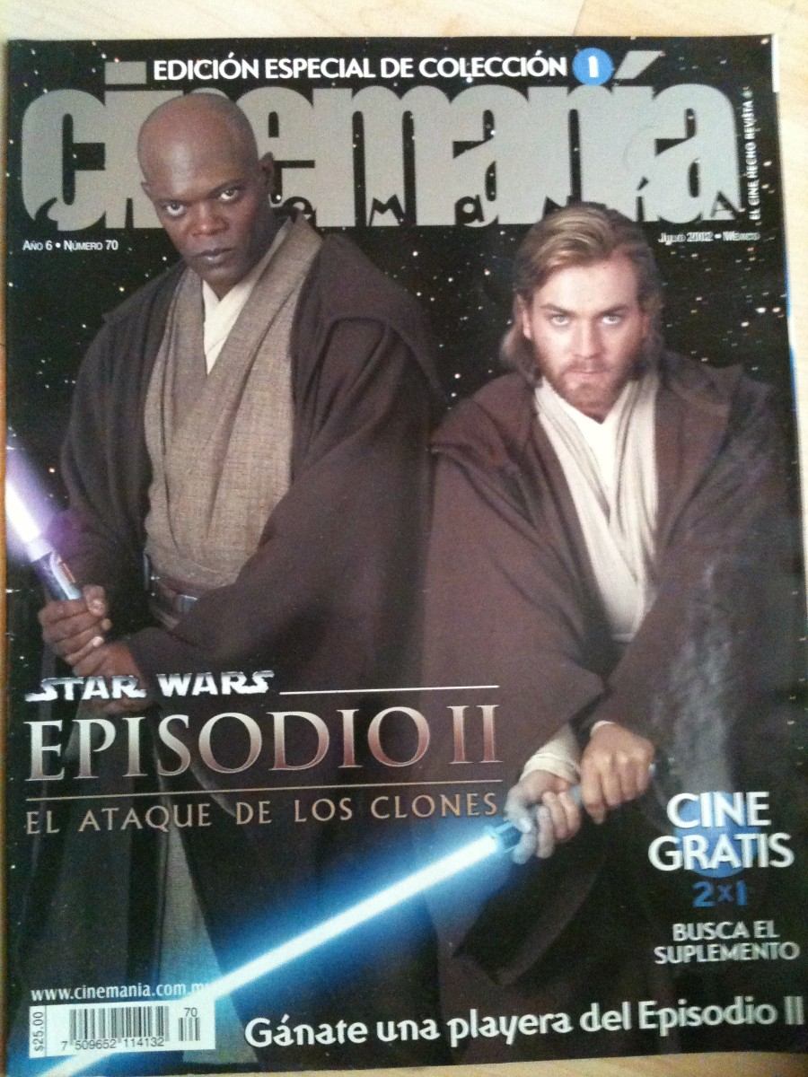CINEMANIA (Mx) magazine side cover Issue 70 July 2002