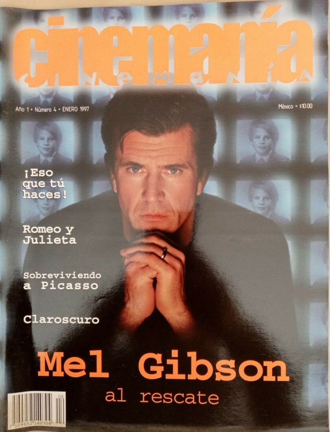 CINEMANIA (Mx) magazine side cover Issue 4  January 1997