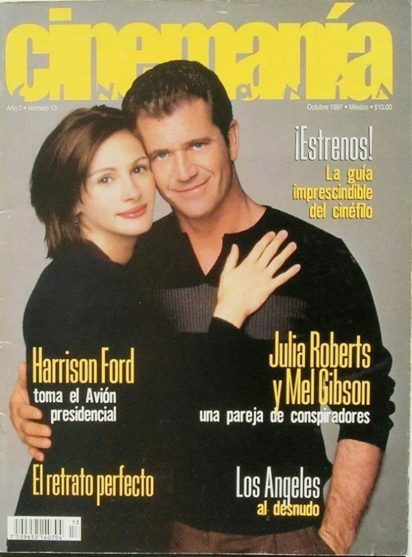 CINEMANIA (Mx) magazine side cover Issue 13  October 1997