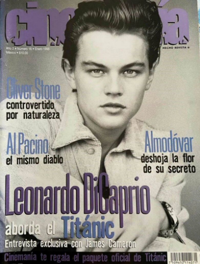 CINEMANIA (Mx) magazine side cover Issue 16  January 1998