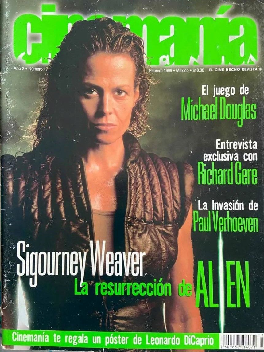 CINEMANIA (Mx) magazine side cover Issue 17  February 1998