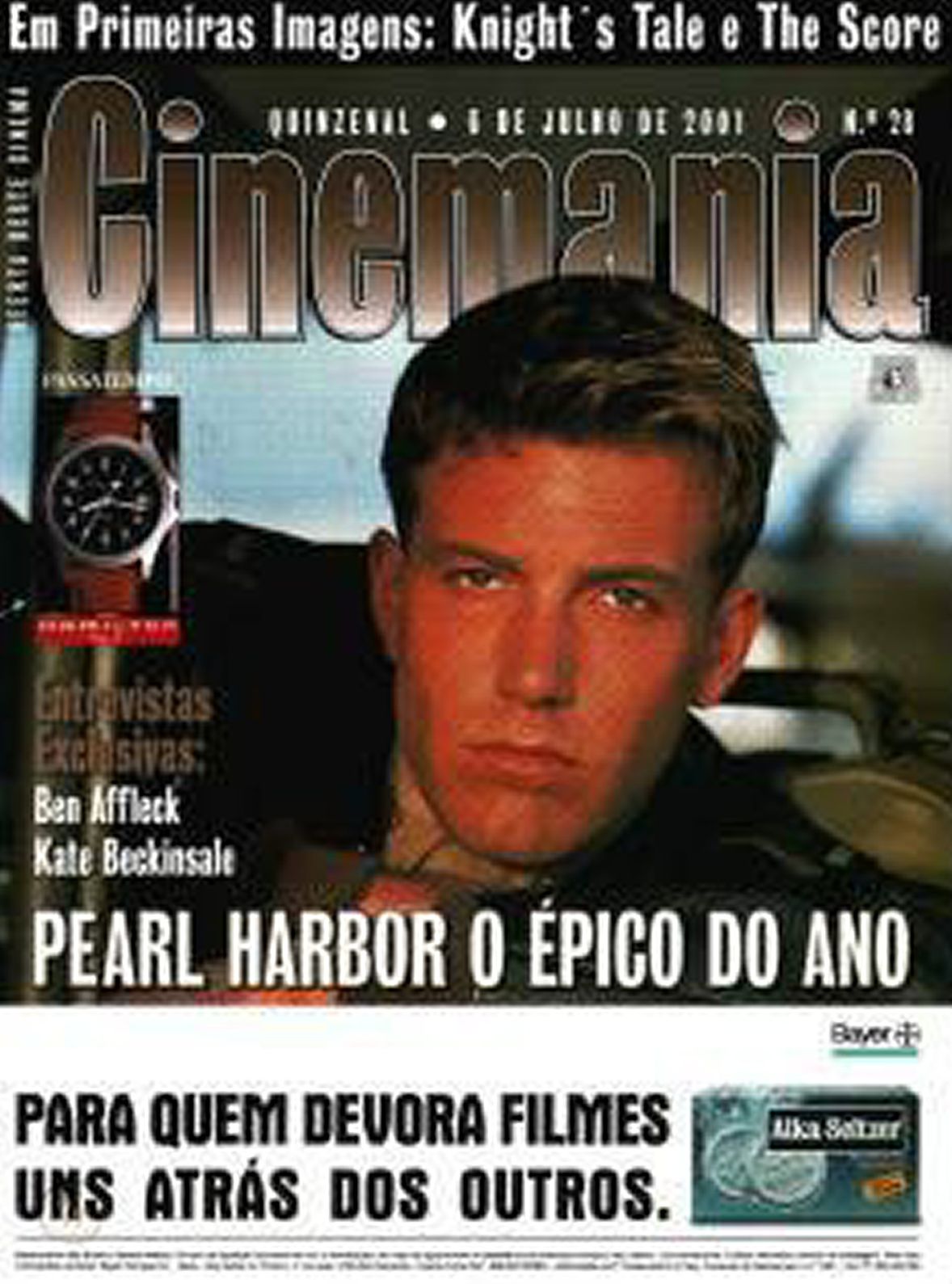 CINEMANIA (Pt) magazine side cover  July 2001