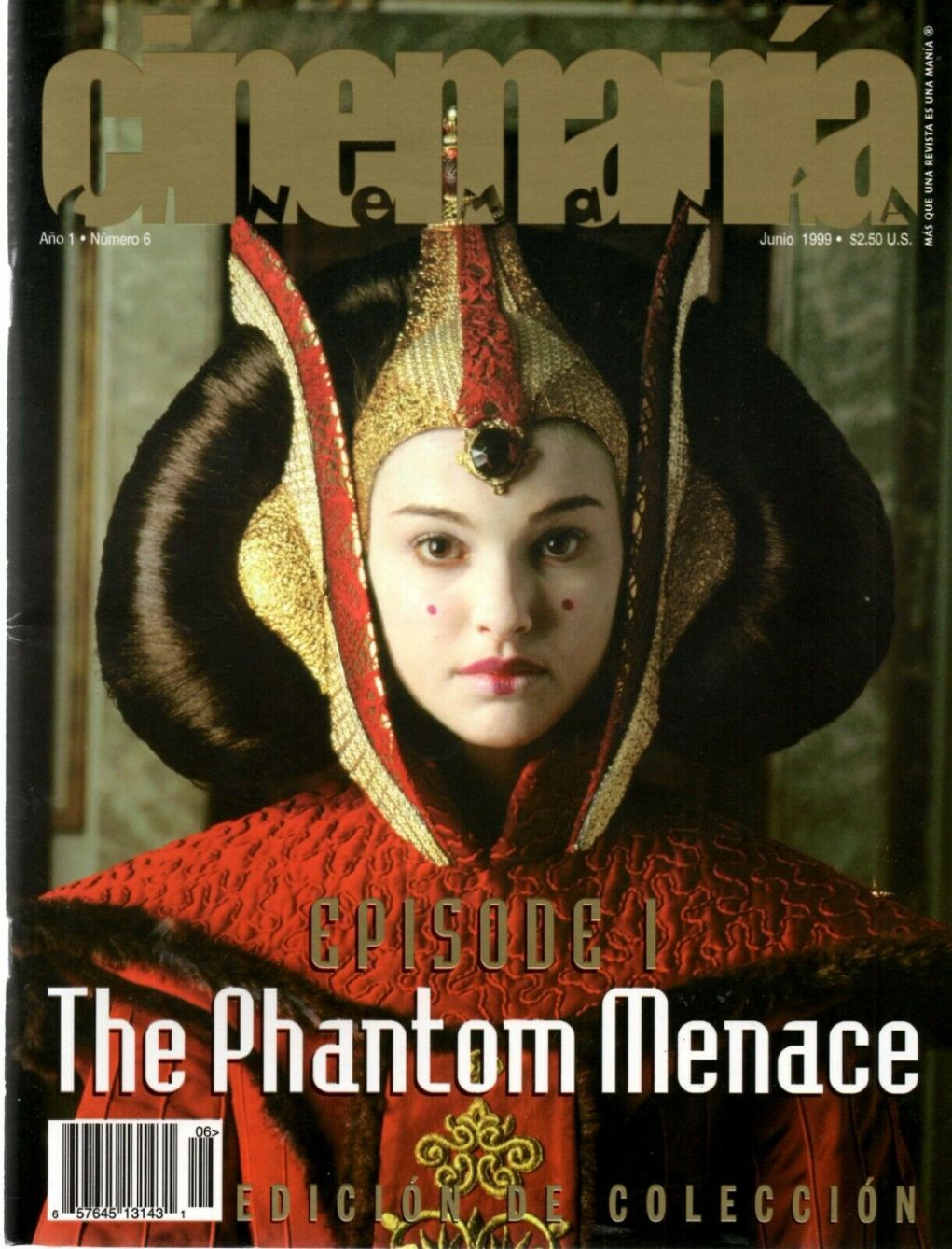 CINEMANIA USA magazine side cover  Vol 1 No  6  June 1999